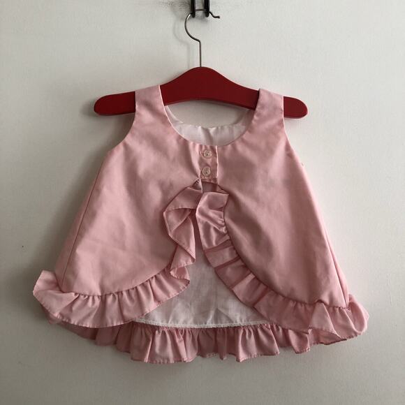 Vintage Pink Open Back Butterfly Top - Picture 3 of 6